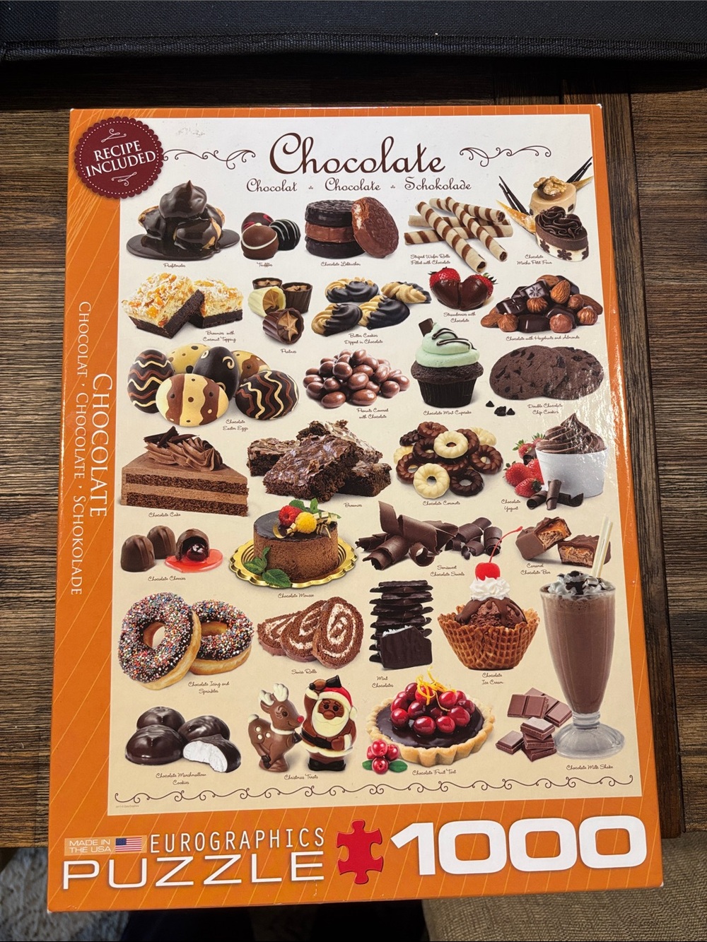 EuroGraphics Chocolate 1000-Piece Puzzle - Orange